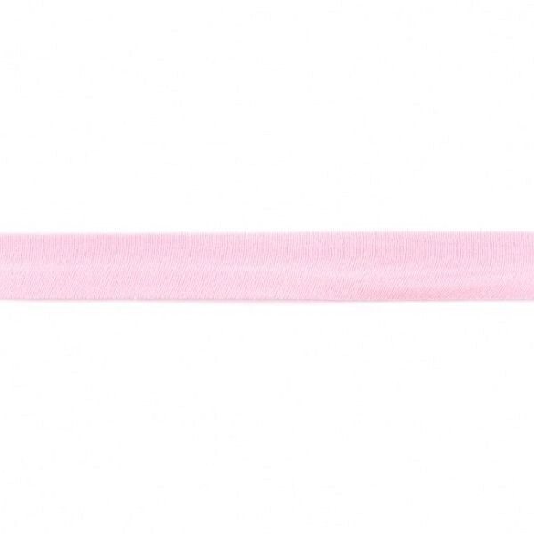 Baumwolljersey Schrägband Breite 20mm Farbe Rosa