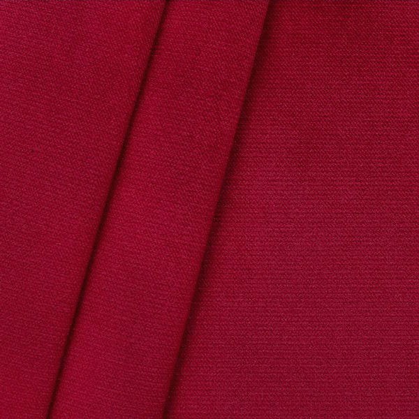 Polsterstoff Möbelstoff Samt-Optik Purpur-Rot