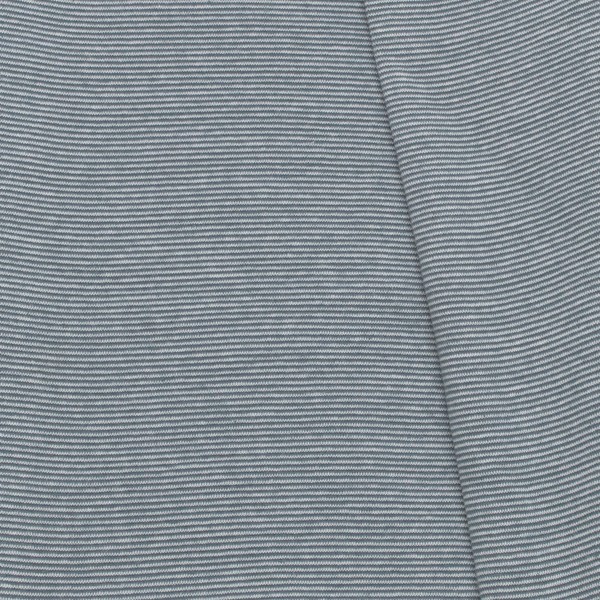 Baumwoll Bündchenstoff Ringel Mini glatt Stahl-Blau Weiss