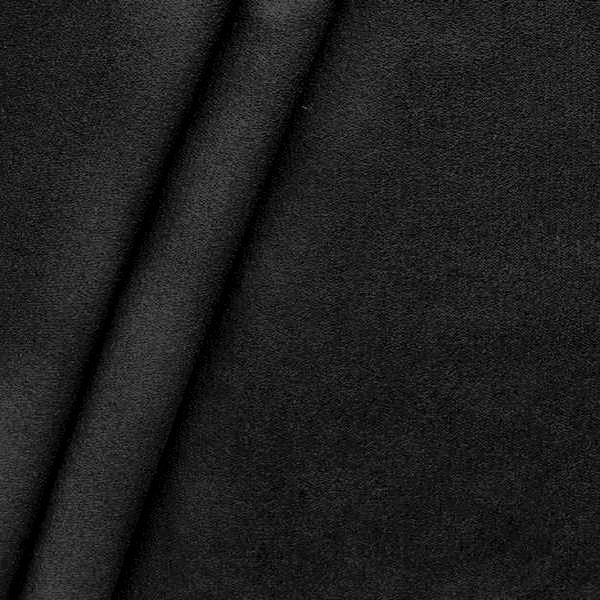 4,00 Meter - Polster-/ Möbelstoff Artikel Durban Schurwoll-Optik Farbe Schwarz