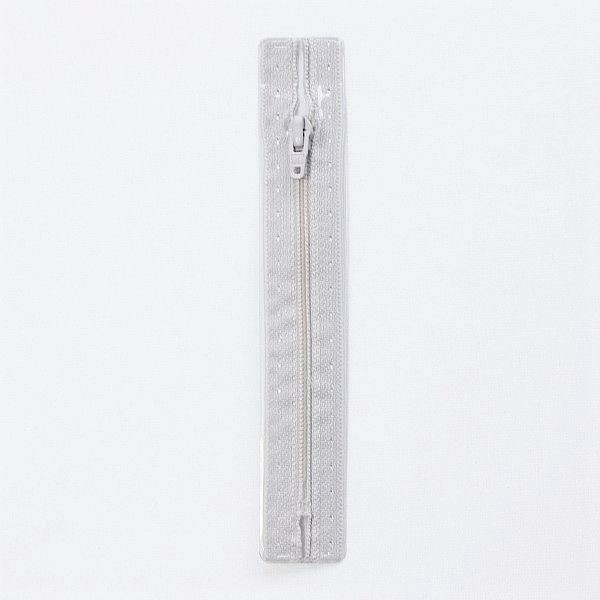 Reißverschluss S1 Typ 22 cm Silber-Grau