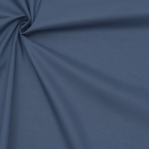 100% Baumwollstoff Voile Silky Touch Jeans-Blau