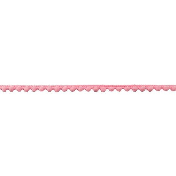 Bommelborte "Pompom-mini" 12mm Farbe Rosa
