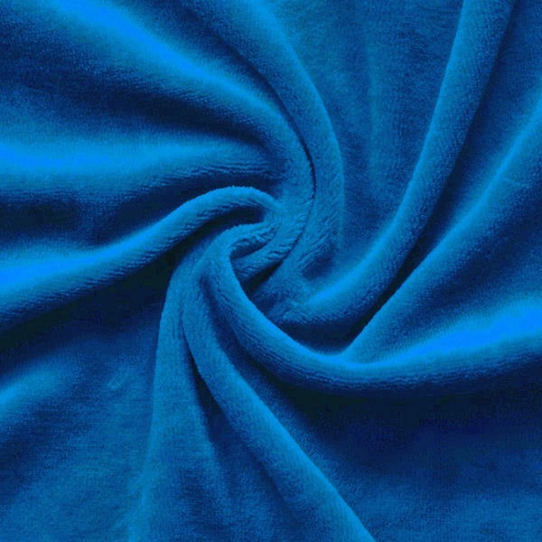 Nicki Baumwollstoff Royal-Blau