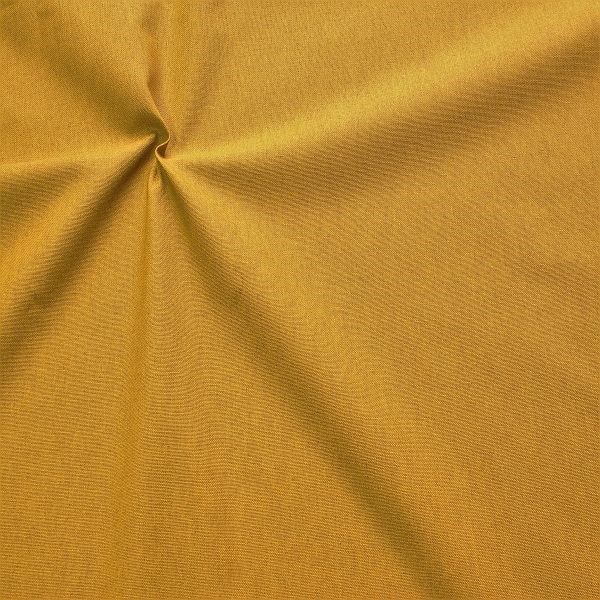 3,50 Meter - Dekostoff Leinen-Optik "Home Trend" Farbe Curry-Gelb