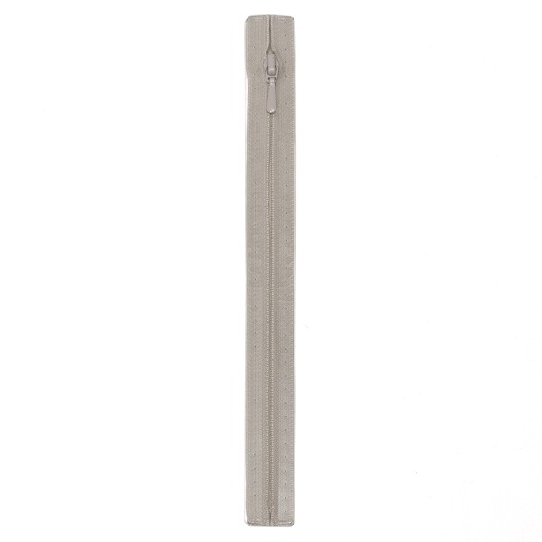 Reißverschluss S2 Typ 0 Nahtfein 25 cm Silber-Grau