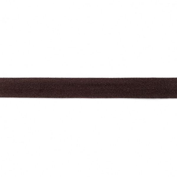 Baumwolljersey Schrägband Breite 20mm Dunkel-Braun
