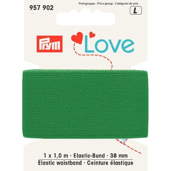 Prym Love 1m Elastic-Bund 38mm breit grün