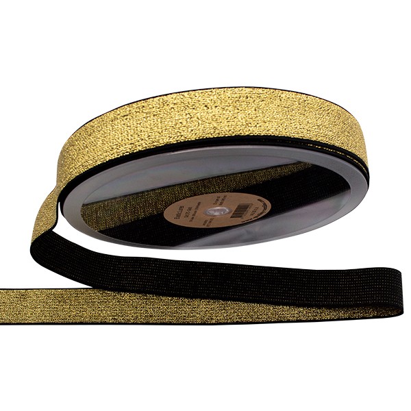 Elastikband Lurex 40mm Gold