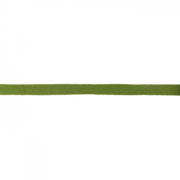 Flachkordel Hoodieband 17mm Farbe Moos-Grün