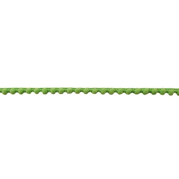 Bommelborte "Pompom-mini" 12mm Farbe Lind-Grün