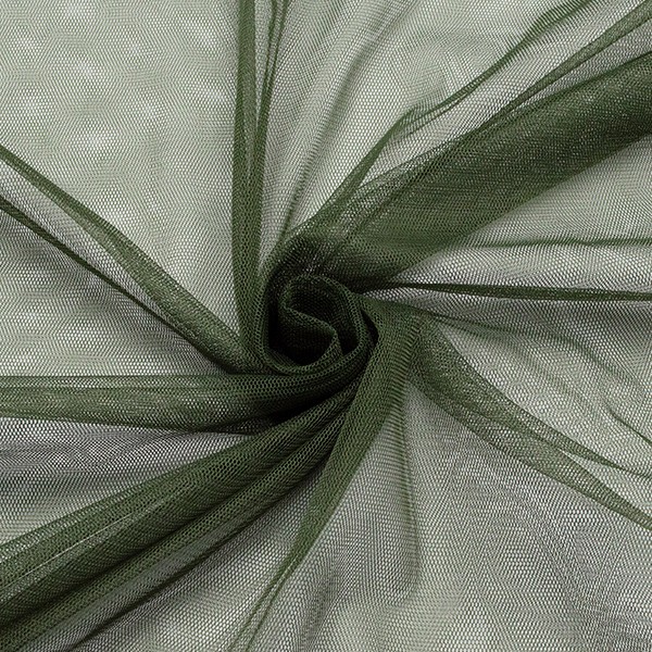 Braut Tüll Soft Touch Oliv-Grün