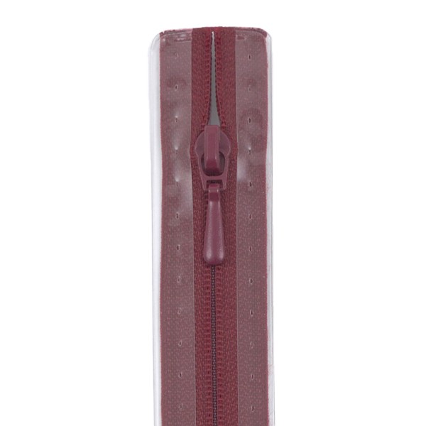 Reißverschluss S2 Typ 0 Nahtfein 30cm - Farbe 750 Burgund