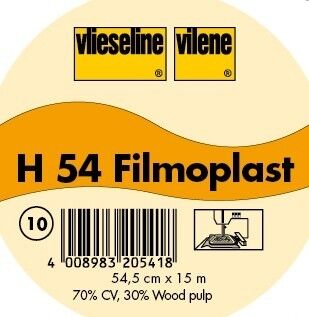 Vlieseline Stickeinlage Typ Filmoplast H 54 Weiss