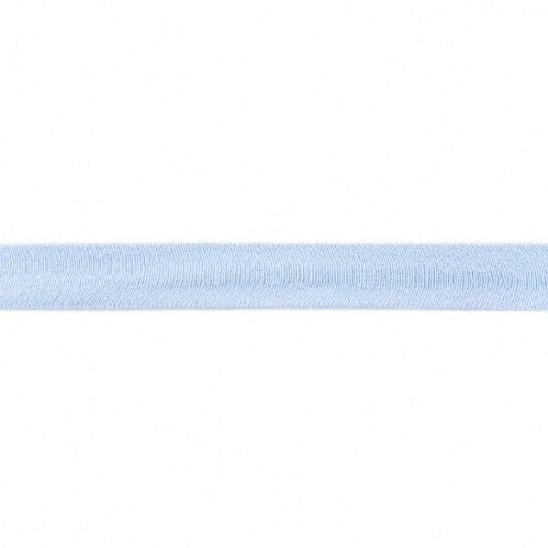Baumwolljersey Schrägband Breite 20mm Farbe Baby-Blau