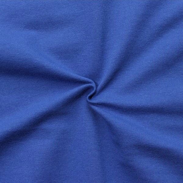 Sweatshirt Baumwollstoff French Terry Royal-Blau